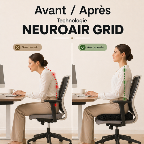 Coussin d’assise - NEUROAIR GRID™