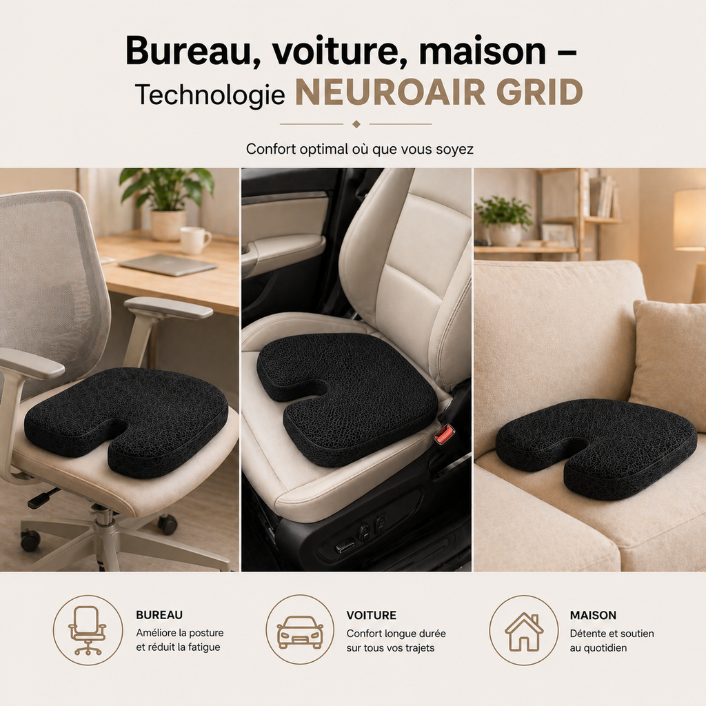 Coussin d’assise - NEUROAIR GRID™