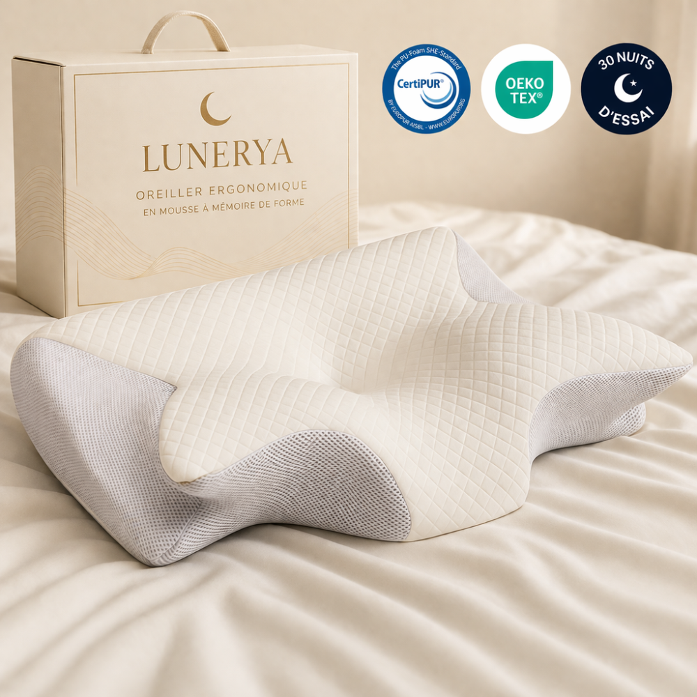 Oreiller Ergonomique - NeuroAir Grid™