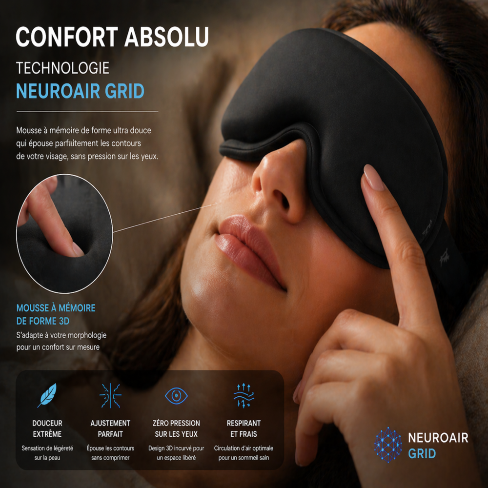 Masque 3D sommeil - NeuroAir Grid™