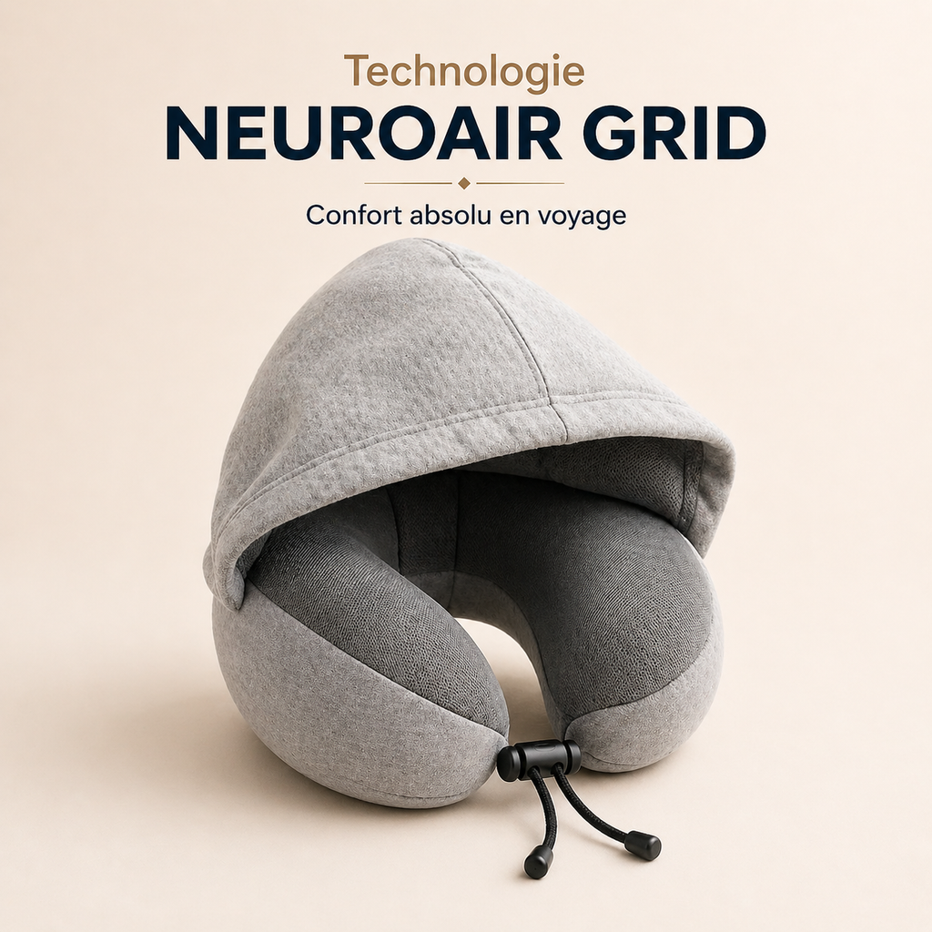 Oreiller de Voyage - NeuroAir Grid™
