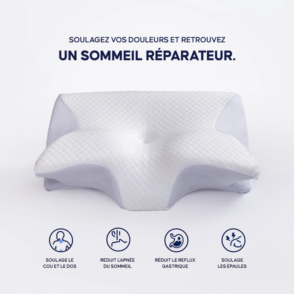 Oreiller Ergonomique - NeuroAir Grid™