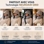 Oreiller de Voyage - NeuroAir Grid™